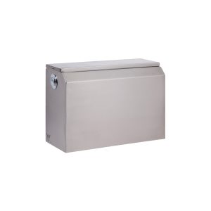 Stainless Steel Side Press Cistern with Left Side Entry