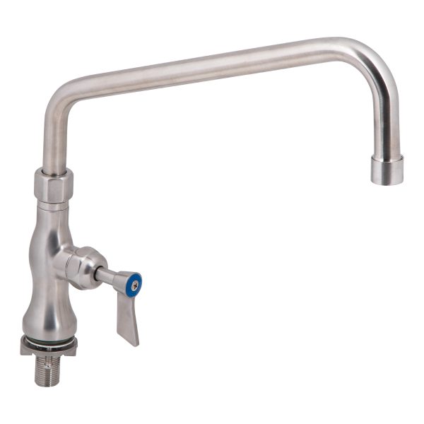 Stainless Steel Single Hob Mount Tap Body with Spout