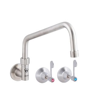 Stainless Steel Wall Stops and Elbow with Spout
